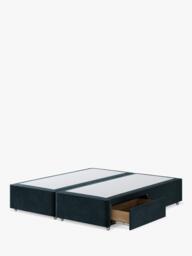 Hypnos Non-Sprung Upholstered 2 Drawer Divan Base, Super King Size - thumbnail 2