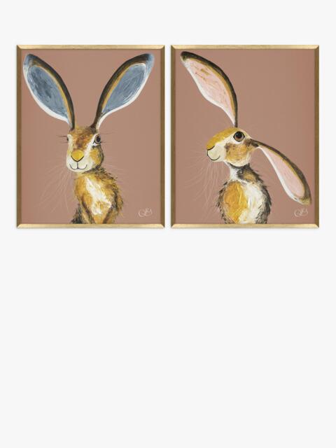 John Lewis Quinn Russell 'Marley & Maisie' Framed Print, Set of 2, 52 x 42cm, Multi Multi - image 1