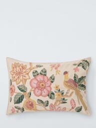 John Lewis Paradiso Rectangular Cushion, Pink - thumbnail 1