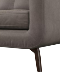 John Lewis Barbican LHF Corner End Leather Sofa, Dark Leg - thumbnail 6