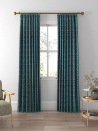 Harlequin Tanabe Made to Measure Curtains or Roman Blind, Peacock - thumbnail 3