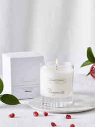 The White Company Pomegranate Scented Candle, 140g - thumbnail 2