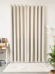 John Lewis Arlo Pair Lined Eyelet Curtains - thumbnail 5
