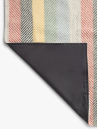 Tweedmill Striped Waterproof Backed Wool Picnic Rug, 145 x 145cm, Multi - thumbnail 2