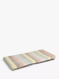 Tweedmill Striped Waterproof Backed Wool Picnic Rug, 145 x 145cm, Multi - thumbnail 3