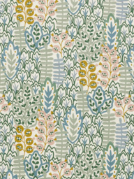 John Lewis Alva Print Pair Blackout/Thermal Lined Eyelet Curtains - thumbnail 2