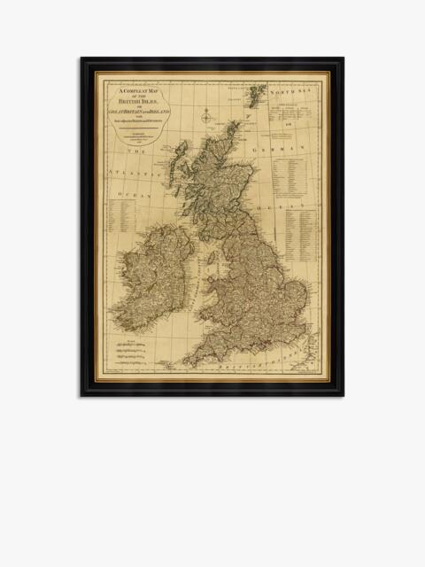 Brookpace Lascelles Complete Map of the British Isles, 1788 Framed Print, 111 x 86cm - image 1