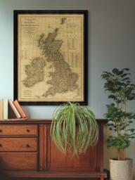 Brookpace Lascelles Complete Map of the British Isles, 1788 Framed Print, 111 x 86cm - thumbnail 2