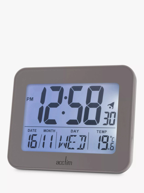 Acctim Oslo LCD Digital Alarm Clock - image 1