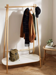 John Lewis Skim Clothes Rail, Natural - thumbnail 2