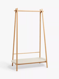 John Lewis Skim Clothes Rail, Natural