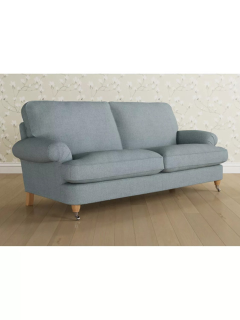 Laura Ashley Beaumaris Large 3 Seater Sofa, Oak Leg - image 1