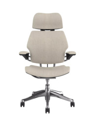 Humanscale Freedom Office Chair, Ivory Boucle - thumbnail 2