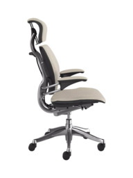Humanscale Freedom Office Chair, Ivory Boucle - thumbnail 3