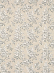 Sanderson Sorilla Damask Made to Measure Curtains or Roman Blind, Silver/Linen - thumbnail 1