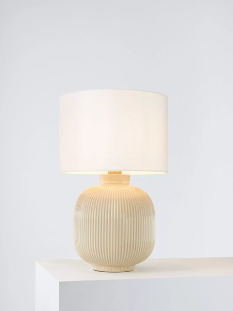 John Lewis Country Rib Ceramic Table Lamp