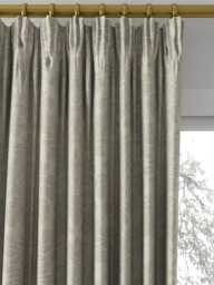 Sanderson Lymington Damask Made to Measure Curtains or Roman Blind, Silver - thumbnail 2