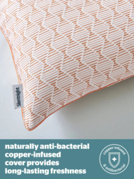 Silentnight Restore Cooling Copper Pillow, Medium/Firm - thumbnail 3