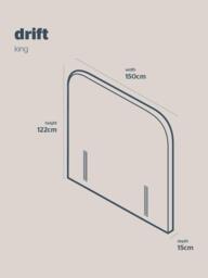 Silentnight Drift Headboard, King Size - thumbnail 4