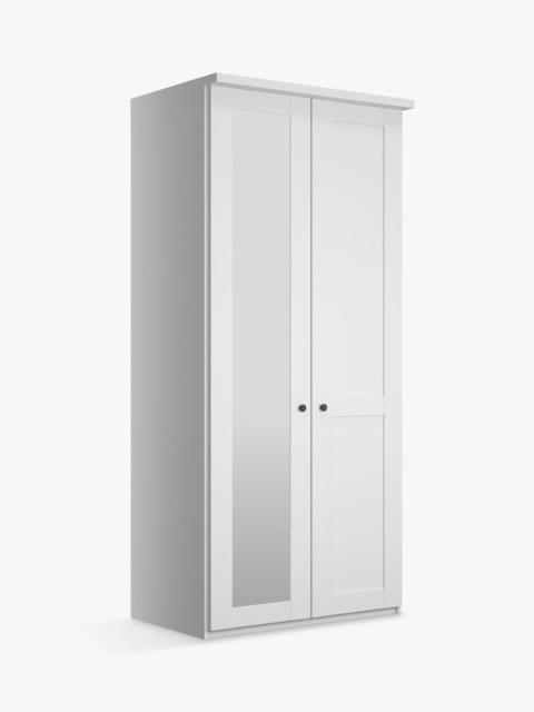 John Lewis Marlow 100cm Hinged Wardrobe with Left Mirror - image 1