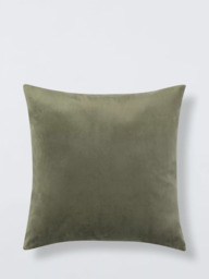 John Lewis Square Velvet Cushion - thumbnail 1