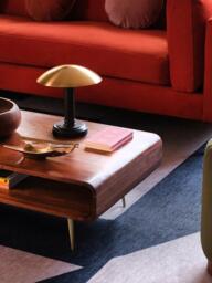 Swoon Harring Coffee Table, Dark Brown - thumbnail 3