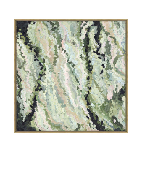 John Lewis Harlie Briggs 'Nature's Heart' Framed Canvas Print, 104 x 104cm, Green - image 1