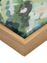 John Lewis Harlie Briggs 'Nature's Heart' Framed Canvas Print, 104 x 104cm, Green - thumbnail 3