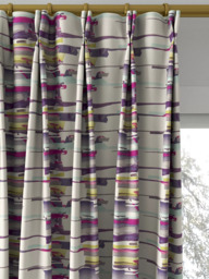 Harlequin Zeal Made to Measure Curtains or Roman Blind, Old Navy/Aqua/Lime - thumbnail 4