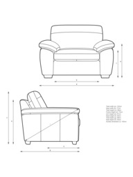 John Lewis Leather Loveseat, Light Leg - thumbnail 2
