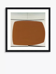 Tate + John Lewis Victor Pasmore 'Yellow Abstract' Wood Framed Print & Mount, 62 x 62cm - thumbnail 1