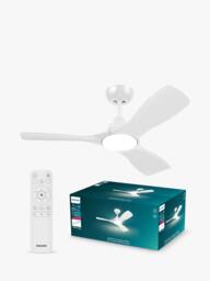 Philips Olas Tunable LED Ceiling Light Fan, White - thumbnail 1