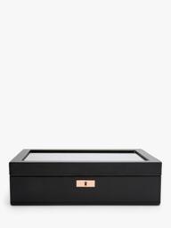 WOLF Axis Vegan Leather 10 Piece Watch Box - thumbnail 1