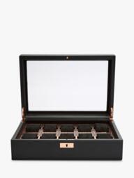 WOLF Axis Vegan Leather 10 Piece Watch Box - thumbnail 3