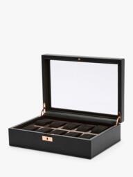 WOLF Axis Vegan Leather 10 Piece Watch Box - thumbnail 4