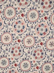 John Lewis Keya Suzani Made to Measure Curtains or Roman Blind, Red/Blue - thumbnail 1