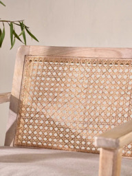 Nkuku Atri Occasional Armchair, Natural - thumbnail 4