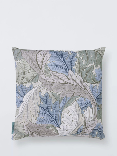 Morris & Co. Willow Bough Indoor/Outdoor Cushion, Nettle/Blue - image 1