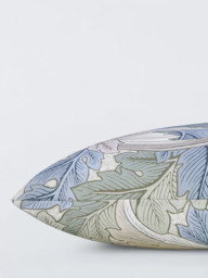 Morris & Co. Willow Bough Indoor/Outdoor Cushion, Nettle/Blue - thumbnail 3