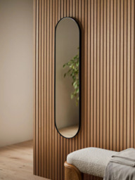 John Lewis Scandi Metal Lozenge Mirror, 122 x 30cm - thumbnail 2