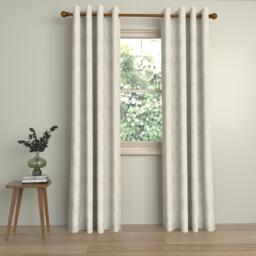 John Lewis Velvet Pair Lined Eyelet Curtains