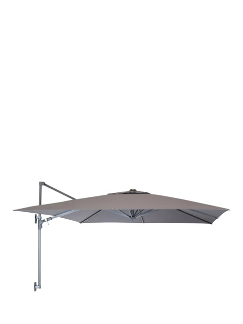 KETTLER Wall Mounted Square Garden Parasol, 2.5m, Taupe - image 1