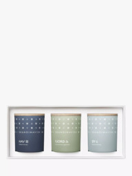 SKANDINAVISK Escape Mini Trio Scented Candles Gift Set, 3 x 65g - thumbnail 1