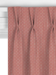 John Lewis Diamond Weave Made to Measure Curtains or Roman Blind, Paprika - thumbnail 5