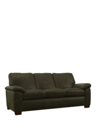 John Lewis Camden Grand 4 Seater Leather Sofa, Dark Leg - thumbnail 1