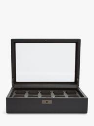 WOLF Axis Vegan Leather 10 Piece Watch Box - thumbnail 3