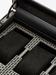 WOLF Axis Vegan Leather 10 Piece Watch Box - thumbnail 5