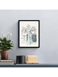 John Lewis Lucy Deaner 'Fashion by the Sea' Framed Print & Mount, 42 x 32cm - thumbnail 2