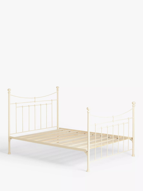 Wrought Iron And Brass Bed Co. Lily Iron Bed Frame, Double - image 1