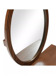 Cotswold Company Winchcombe Dressing Table Mirror, Dark Oak - thumbnail 6